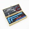 Excel Blades Deluxe Airplane Tool Set, Hobby Model Making Set, Wooden Box, 6pk 44287